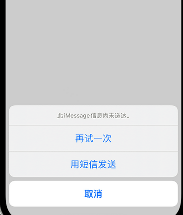 金山屯apple维修iPhone上无法正常发送iMessage信息