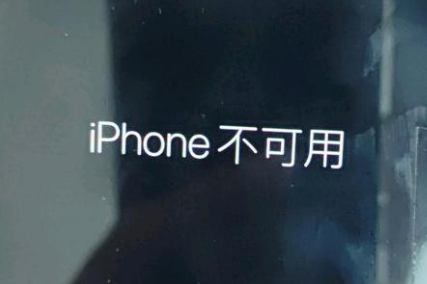 金山屯苹果服务网点分享锁屏界面显示“iPhone 不可用”如何解决 