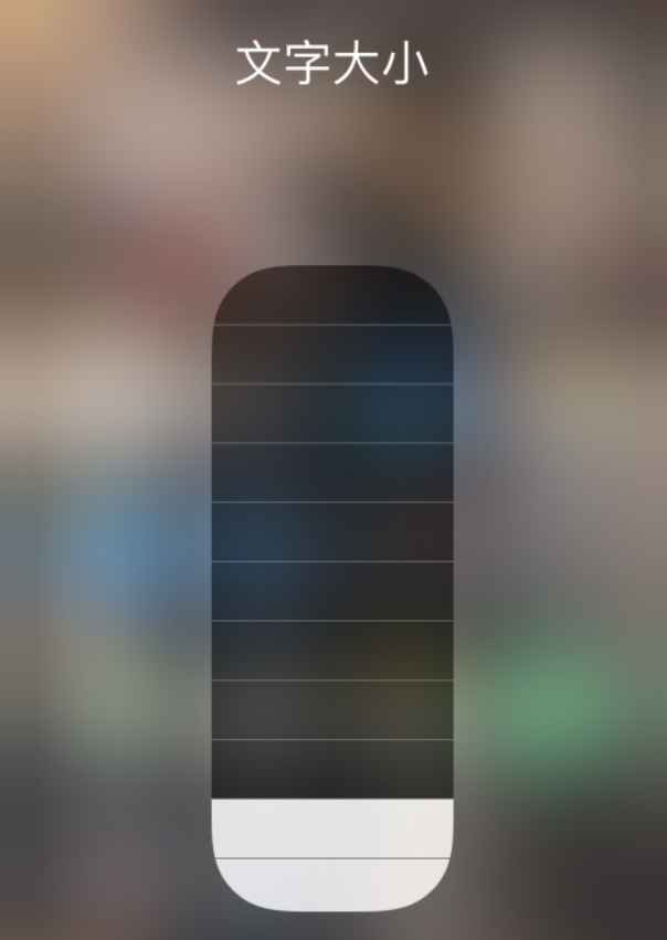 金山屯苹果手机维修分享小技巧：在 iPhone 控制中心快速调节字体大小 