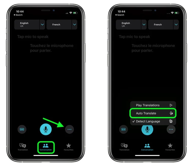 金山屯苹果手机维修分享iOS 15 “翻译” App 新改进 