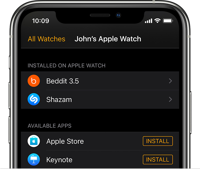 金山屯苹果手机维修分享如何在 Apple Watch 上下载应用 